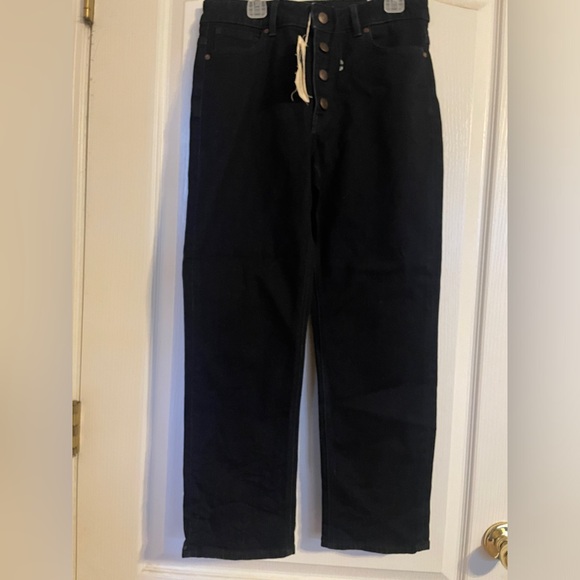 NWT Prana‎ Dark Wash Button Fly Straight Leg Jeans 8 29
